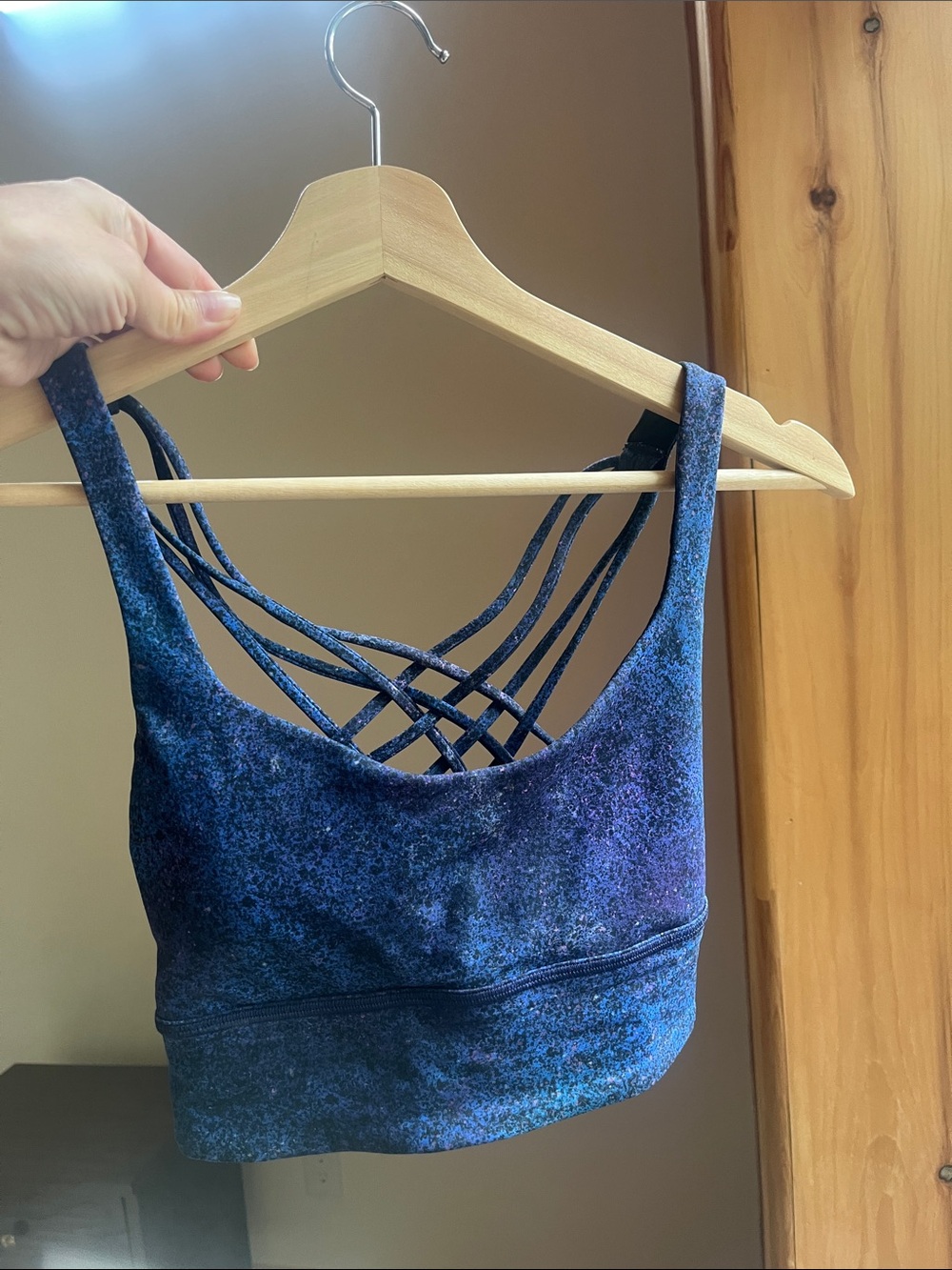 Lululemon sports bra - galaxy print